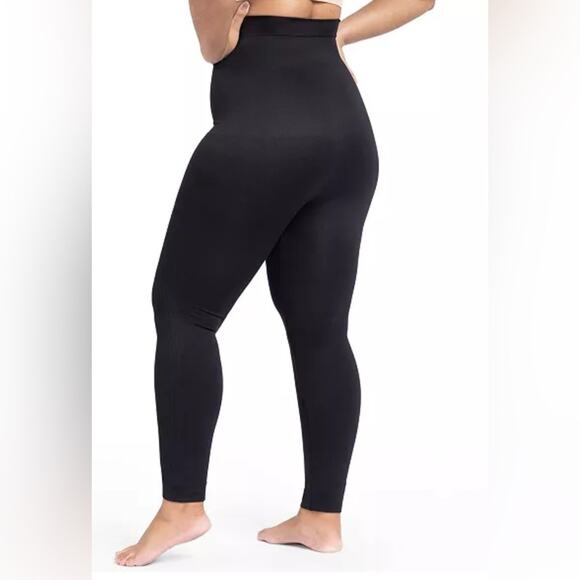 New SHAPERMINT Empetua High-Waisted Shaping Leggings BLACK Shapewear 4XL - Picture 4 of 9